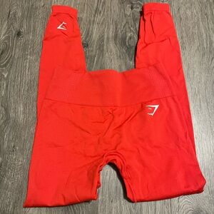 Red Gymshark Vital Soft Leggings